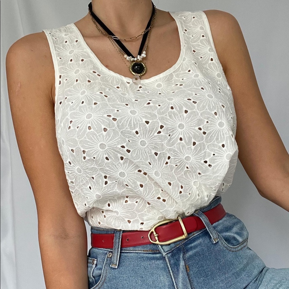 Love Sam white top